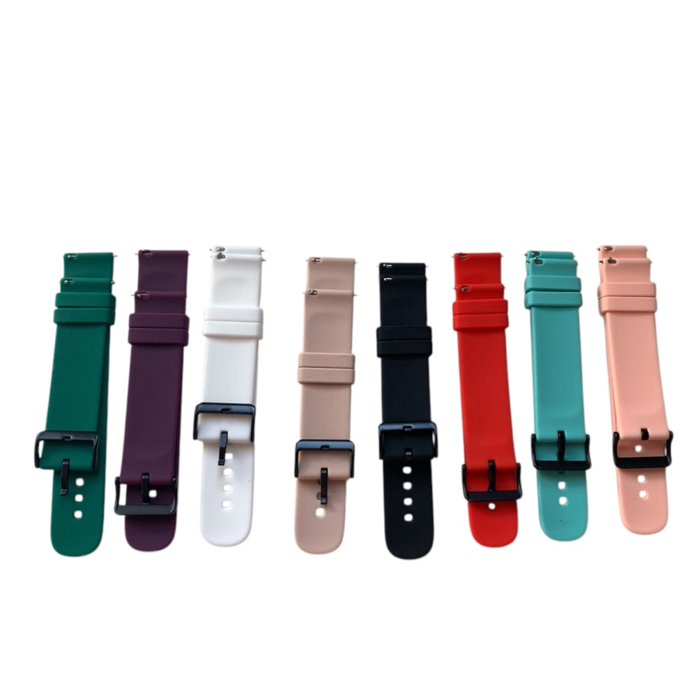 Set Colorful Flexible Silicone Smart Watch Bands